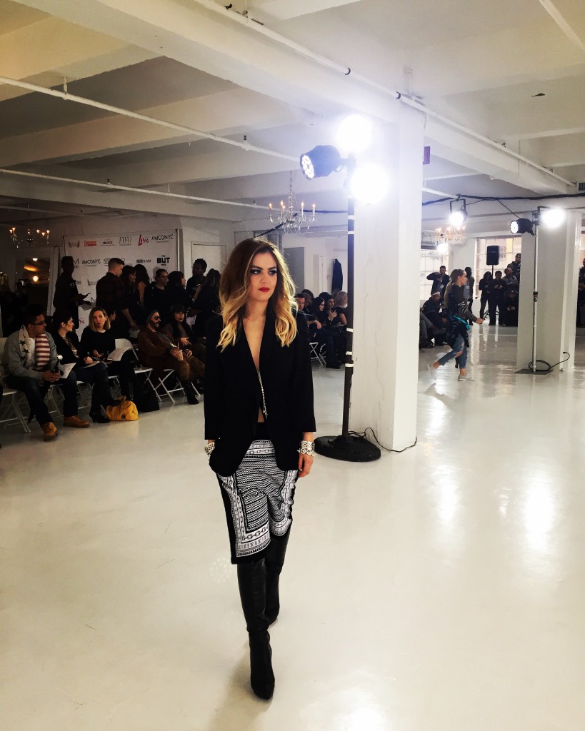 Xenia Ghali fashion week new york (1)
