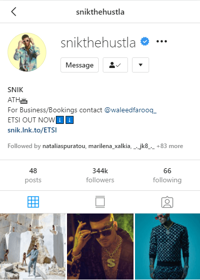 snik insta